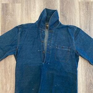 RALPH LAUREN DOUBLE RL Men's Indigo Denim Shirt